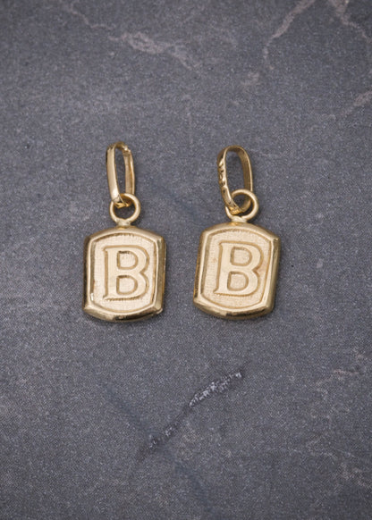 Dije letra B 0.35gr / Largo 1.5cm / Oro Amarillo Nac P