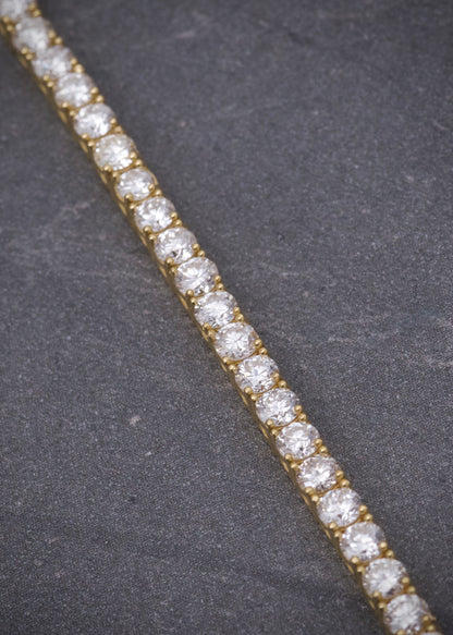 Pulso tenis 464pts de diamantes 12.5gr / Largo 19.5cm / Oro Amarillo (Joya) M