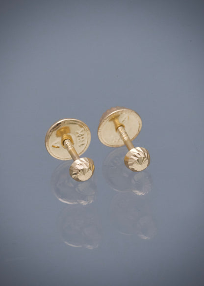Topos Media Bola Diamantados 0.4gr / 0.3cm / 3mm — Oro Amarillo
