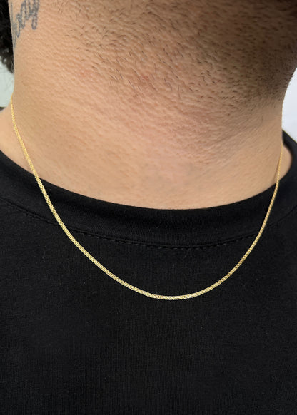 Cadena mini china 2.8gr / Largo 50cm / Oro Amarillo italy +1 M