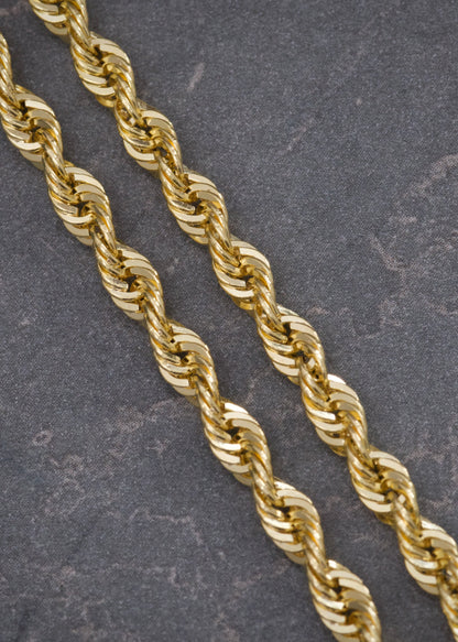 Cadena Lazo 11.2gr / 60cm / 4.3mm — Oro Amarillo