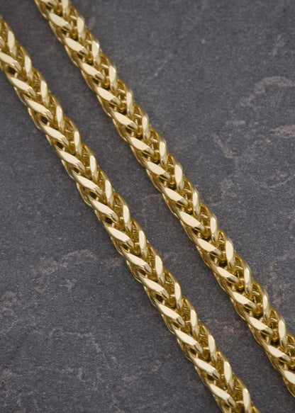 Cadena Franco 12.8gr / 60cm / 2.8mm — Oro Amarillo