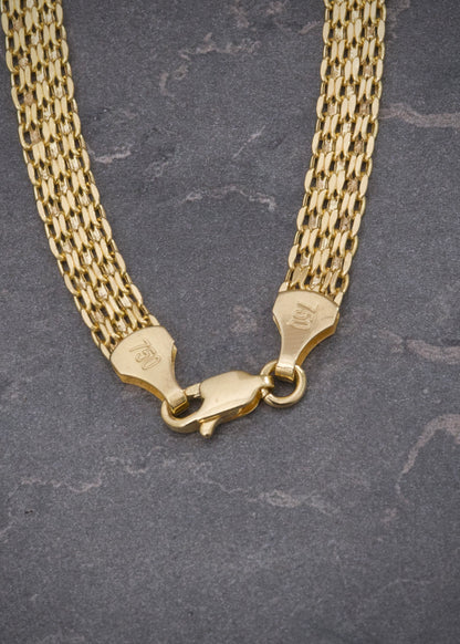 Cadena China 9gr / 55cm / 5.8mm — Oro Amarillo