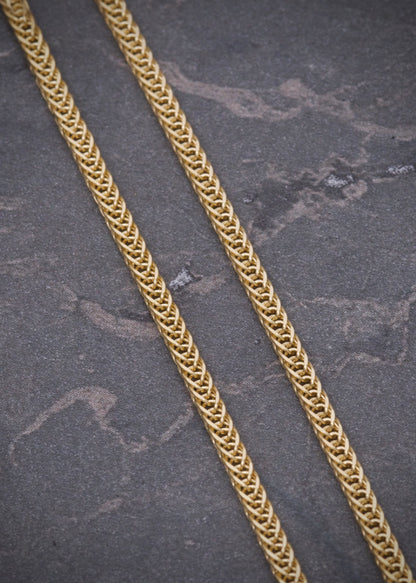 Cadena franco 5.3gr / Largo 45cm / Oro Amarillo italy +2 P