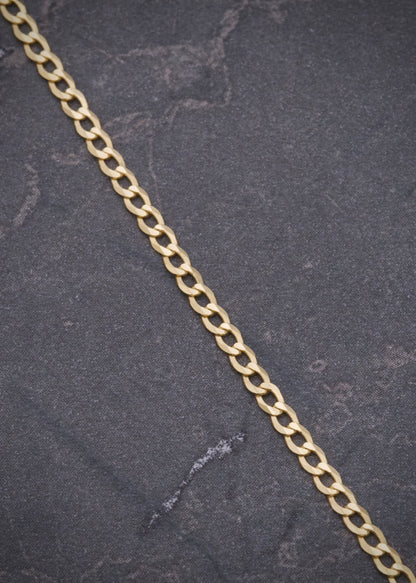 Pulso mini cubano 1.75gr / Largo 18.5cm / Oro Amarillo italy +2 B