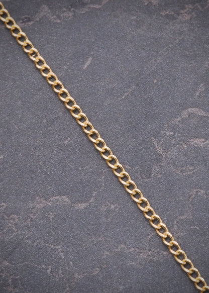 Pulso cubano 0.9gr / Largo 18cm / Oro Amarillo italy +2 P