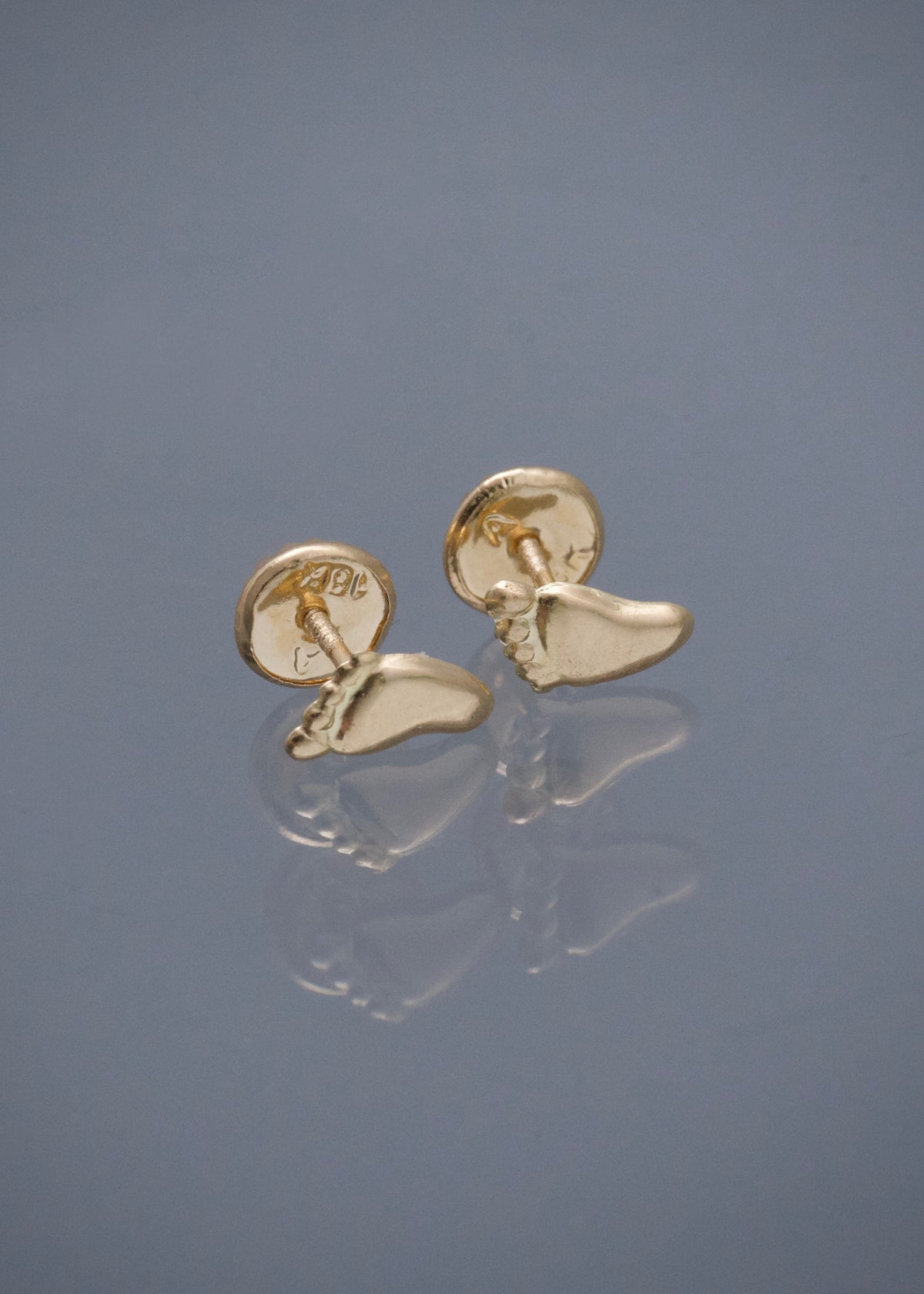 Topos de Pies 0.45gr / 0.7cm / 4mm — Oro Amarillo