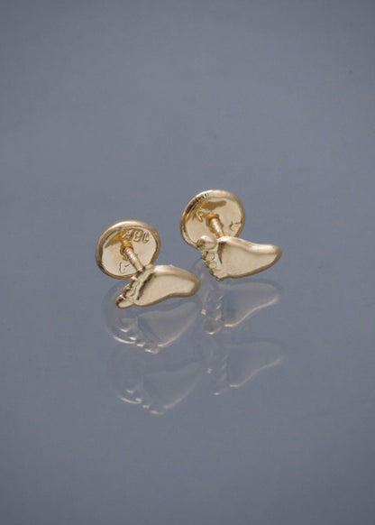 Topos de Pies 0.45gr / 0.7cm / 4mm — Oro Amarillo