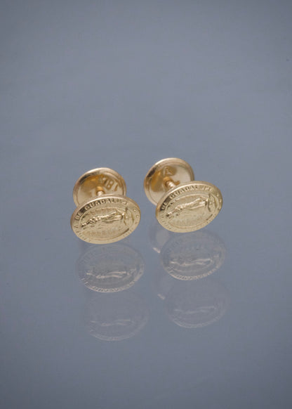 Topos Virgen de Guadalupe 0.6gr / 0.7cm / 5.4mm — Oro Amarillo