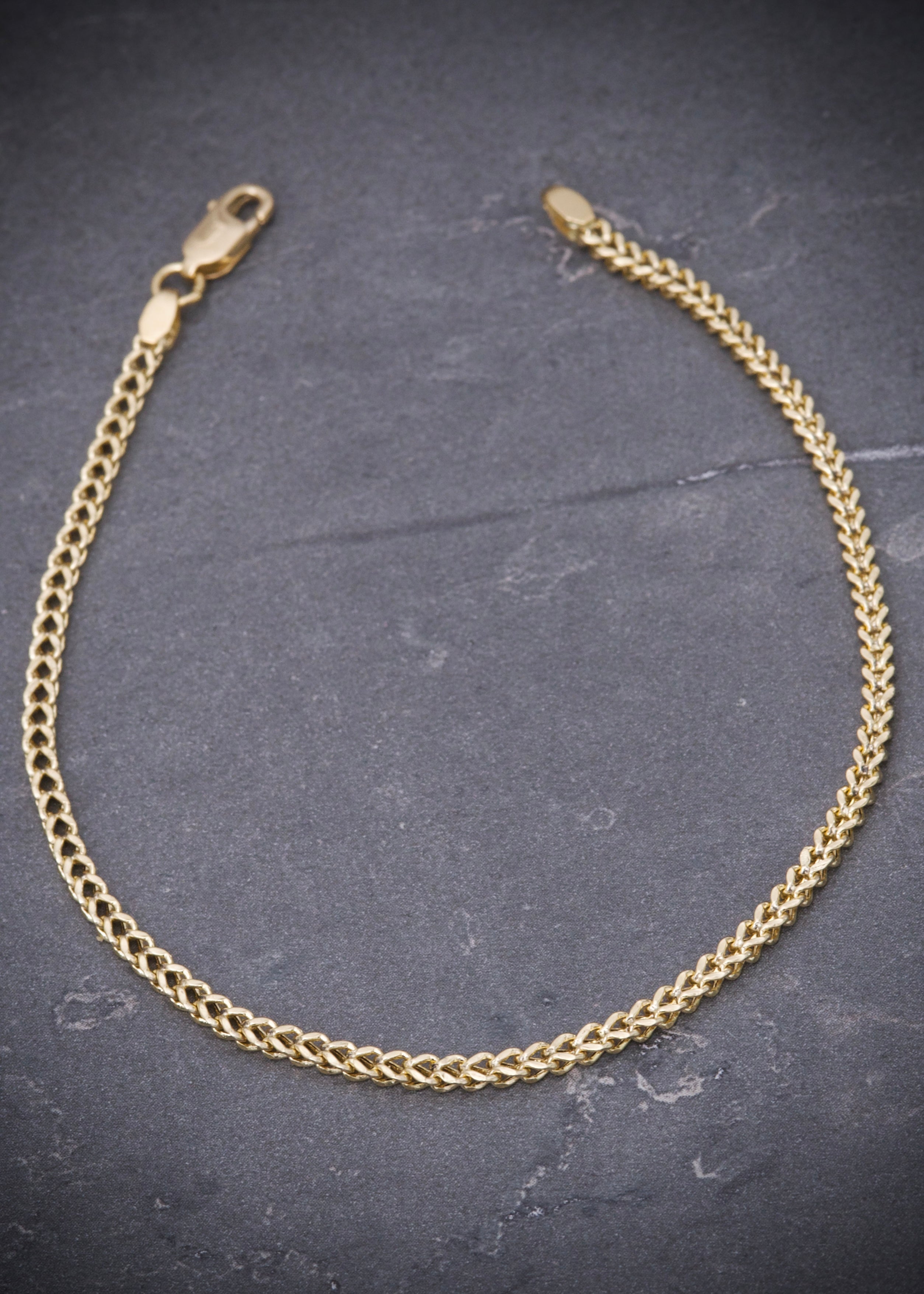 Pulso franco 2.55gr / Largo 20cm / Oro Amarillo italy +3 P