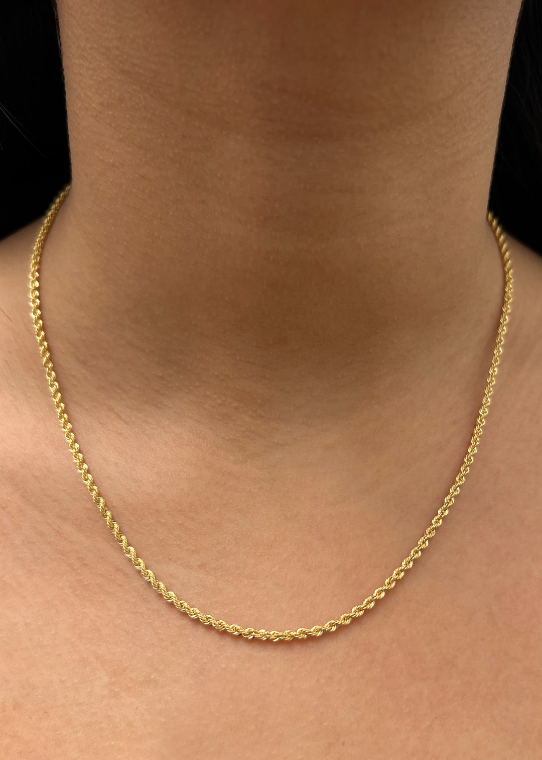 Cadena Lazo 2.35gr / 45cm / 2.4mm — Oro Amarillo