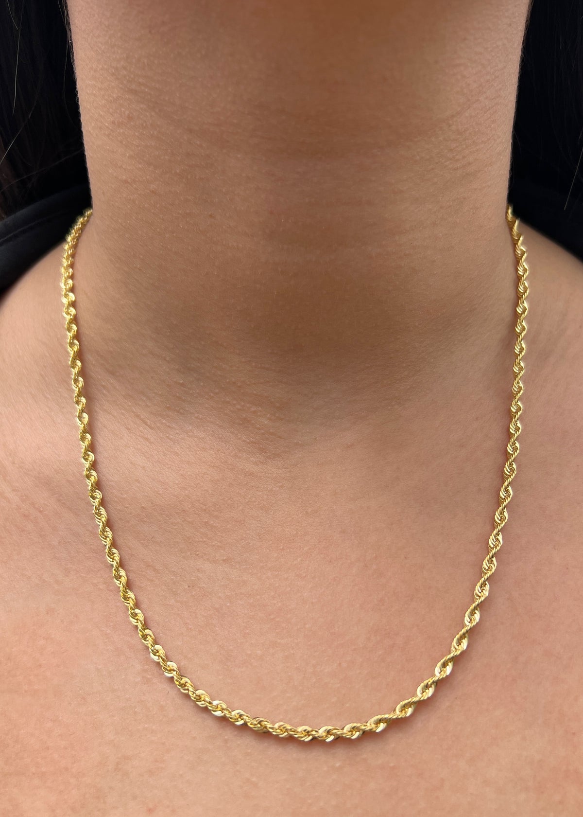 Cadena Lazo 4.8gr / 50cm / 3mm — Oro Amarillo