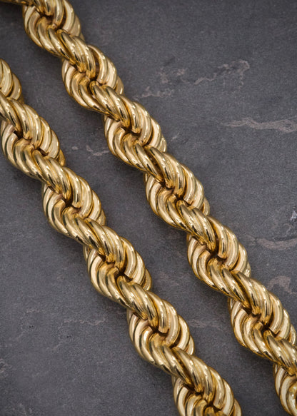 Cadena Lazo 43.55gr / 60cm / 9mm — Oro Amarillo