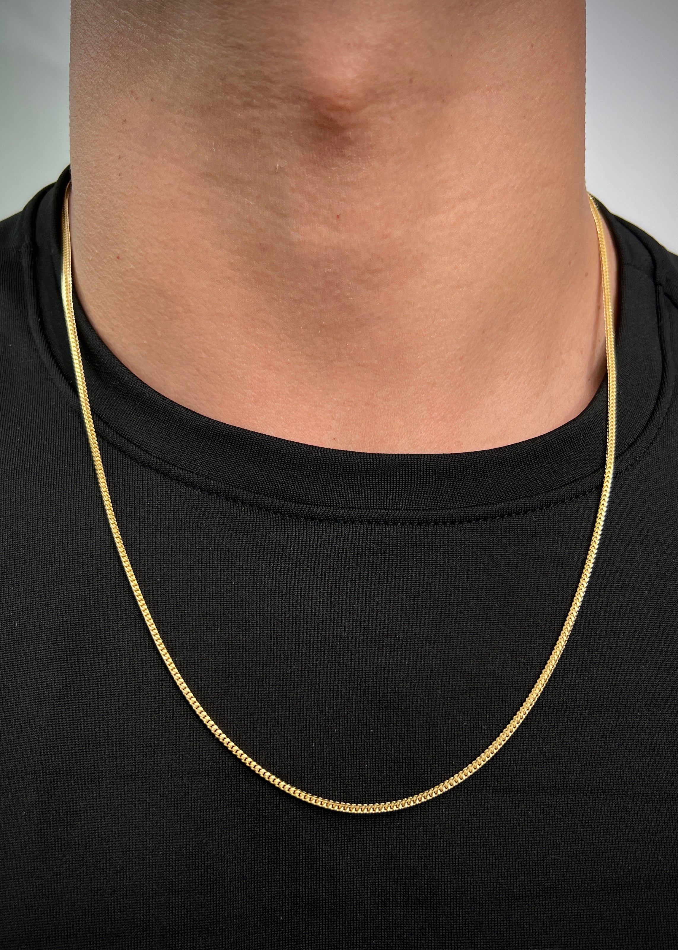 Cadena franco 12.55gr / Largo 60cm / Oro Amarillo italy +2 B