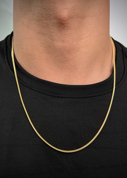 Cadena franco 12.55gr / Largo 60cm / Oro Amarillo italy +2 B