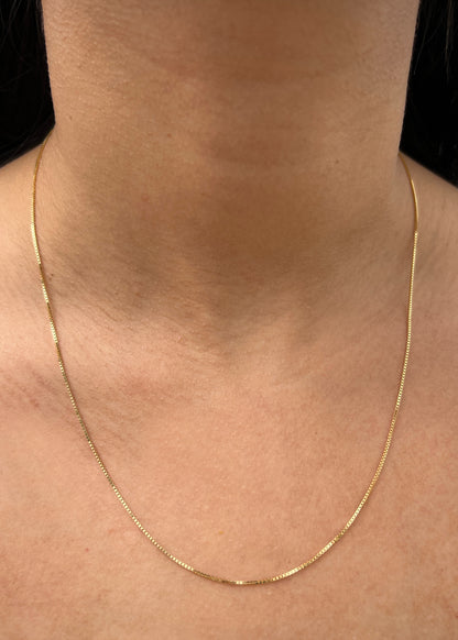 Cadena veneciana 2.7gr / Largo 50cm / Oro Amarillo italy +2 P