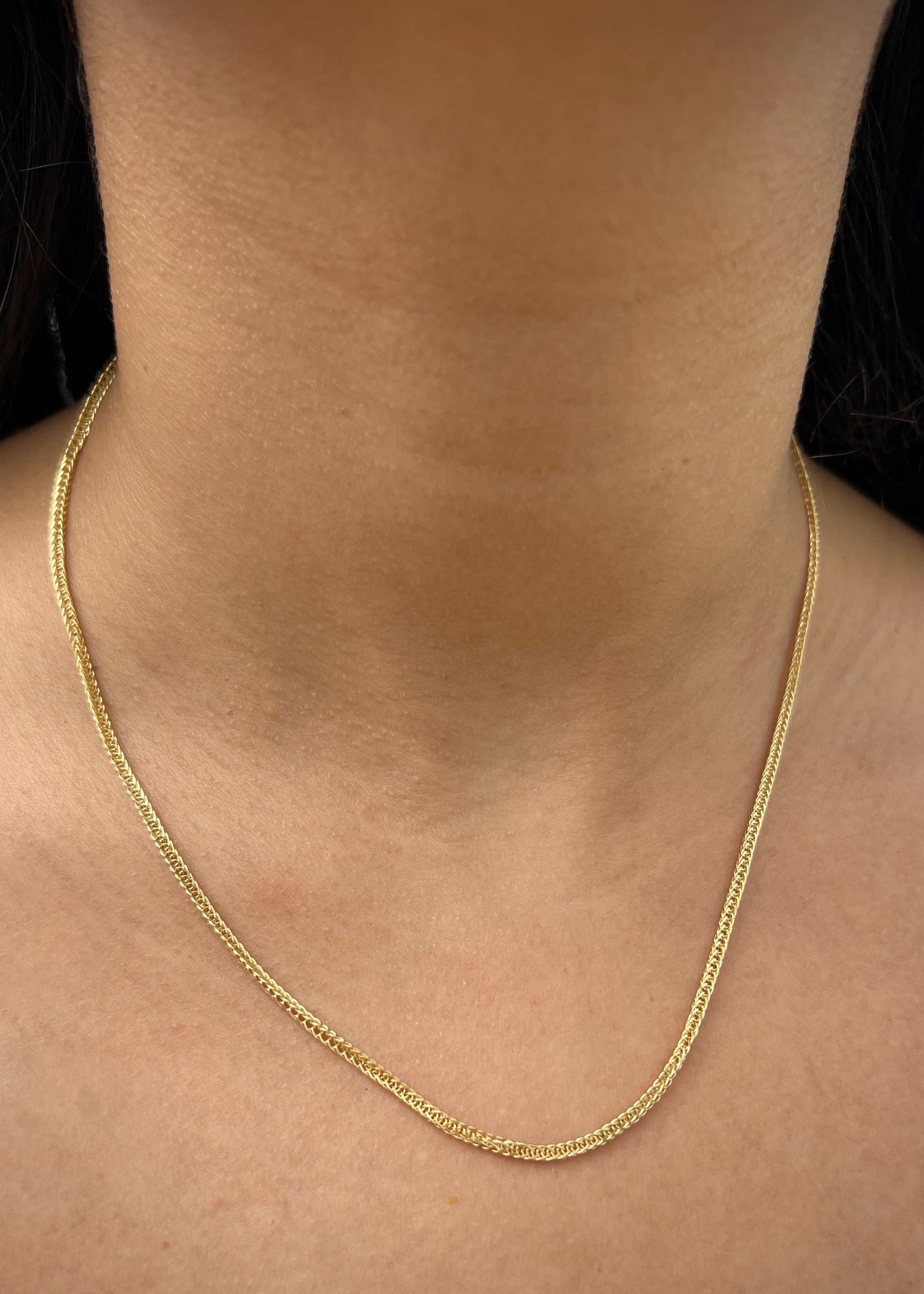 Cadena franco 5.3gr / Largo 45cm / Oro Amarillo italy +2 P