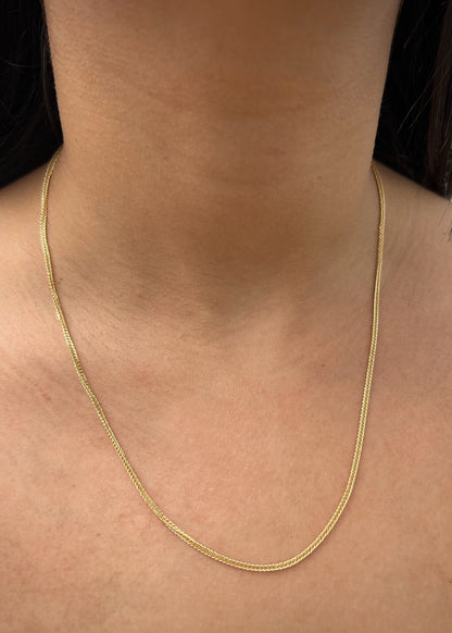 Cadena franco 3.85gr / Largo 50cm / Oro Amarillo italy +2 M