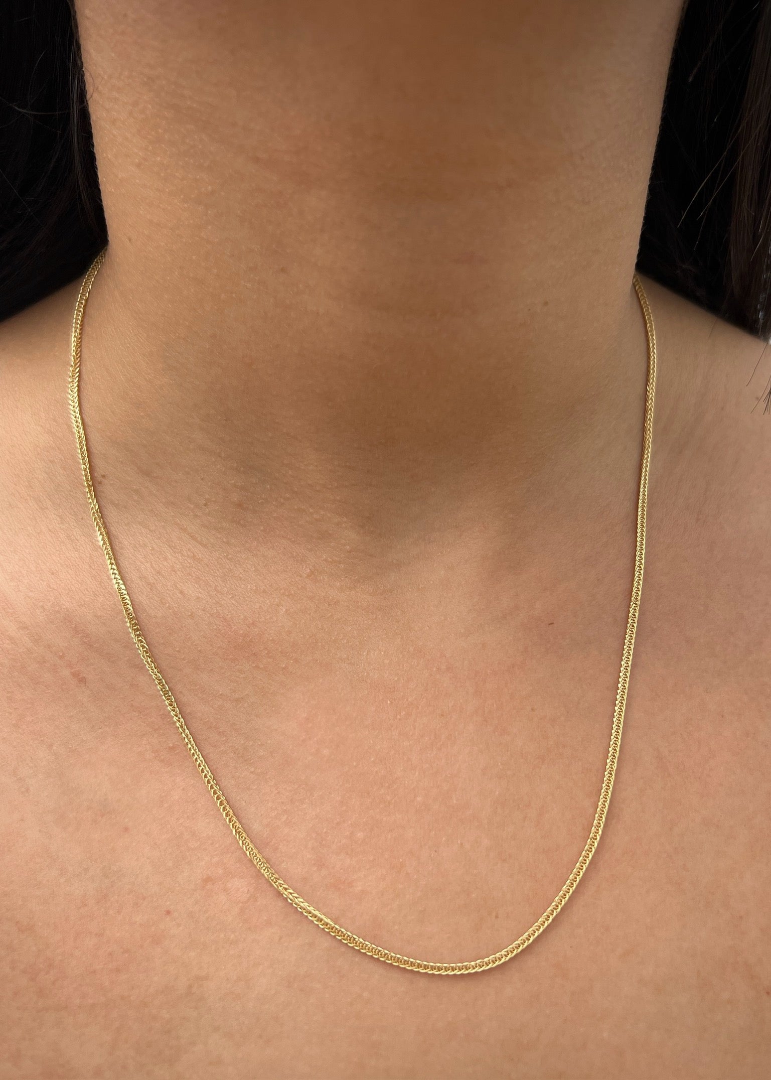 Cadena franco 3.85gr / Largo 50cm / Oro Amarillo italy +2 B