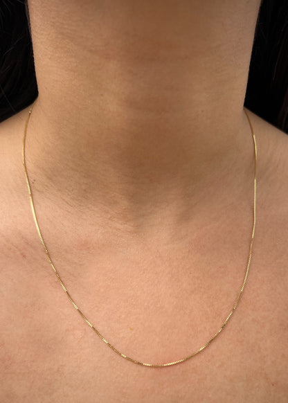 Cadena veneciana 2.2gr / Largo 50cm / Oro Amarillo italy +2 M