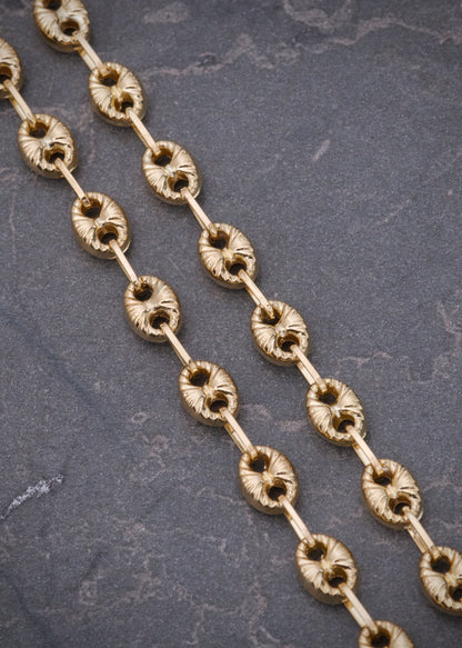 Cadena gc diamantada 8.75gr / Largo 50cm / Oro Amarillo Nac P