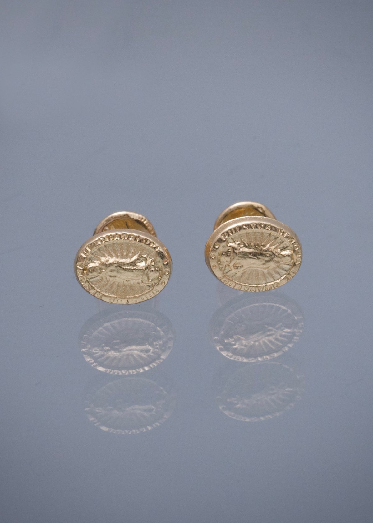 Topos Virgen de Guadalupe 0.7gr / 0.8cm / 6.7mm — Oro Amarillo