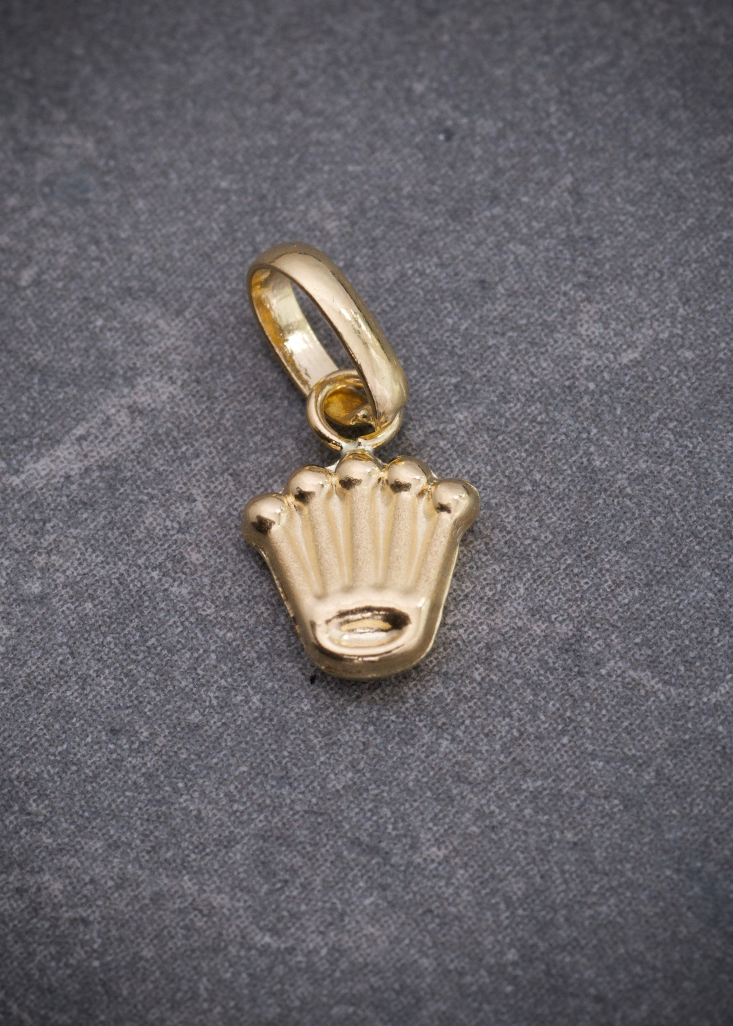 Dije corona 0.25gr / Largo 1.2cm / Oro Amarillo Nac P