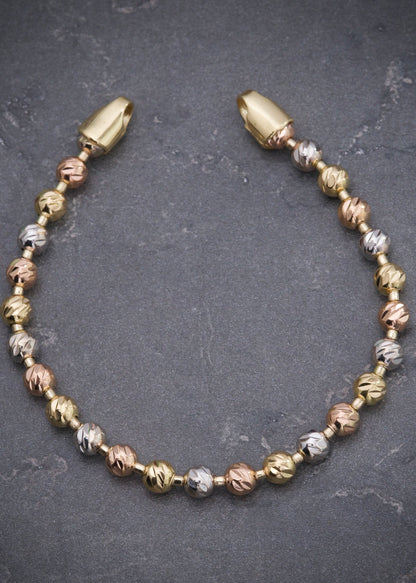 Herraje retazo militar diamantado 4mm 6.75gr / Largo 13.7cm / Tres Oros Nac B