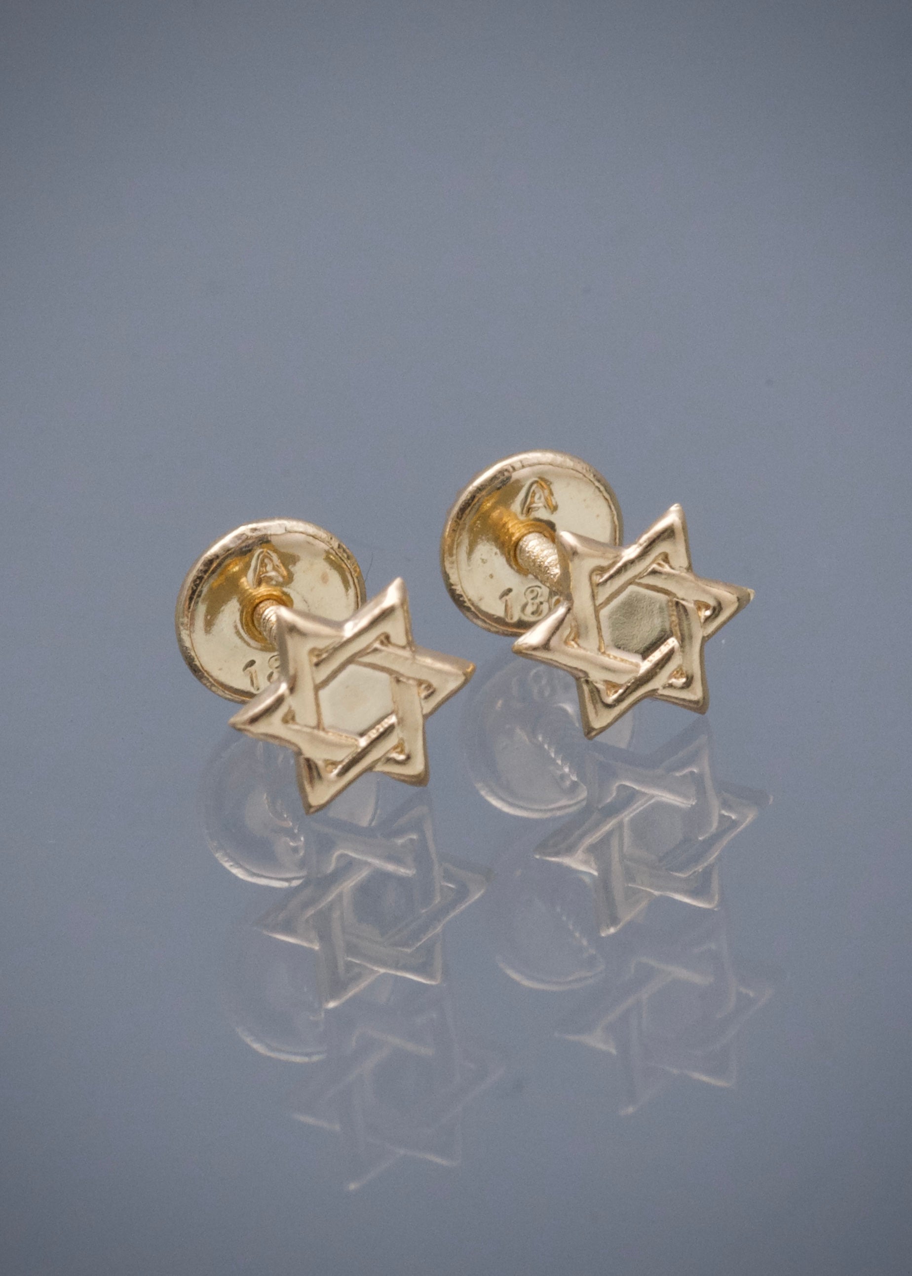 Topos estrella de david 0.6gr / Largo 0.6cm — Oro Amarillo