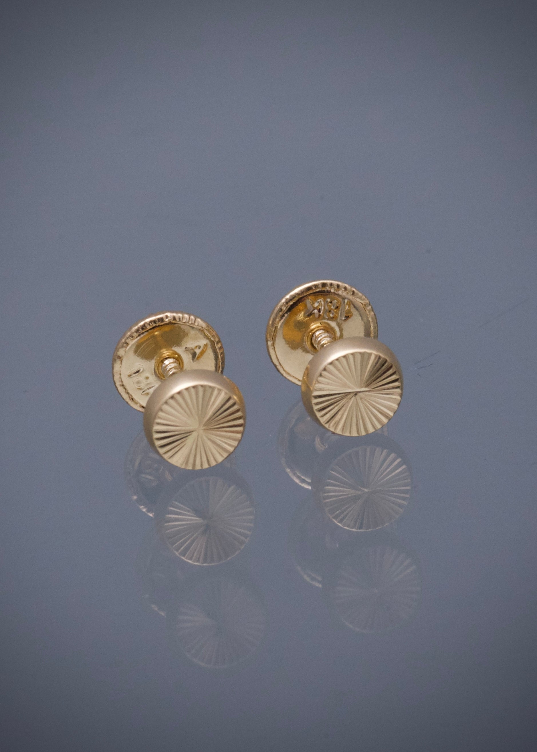 Topos cirCulo DIamantado 0.5gr / Largo 0.41cm / Oro Amarillo Nac M
