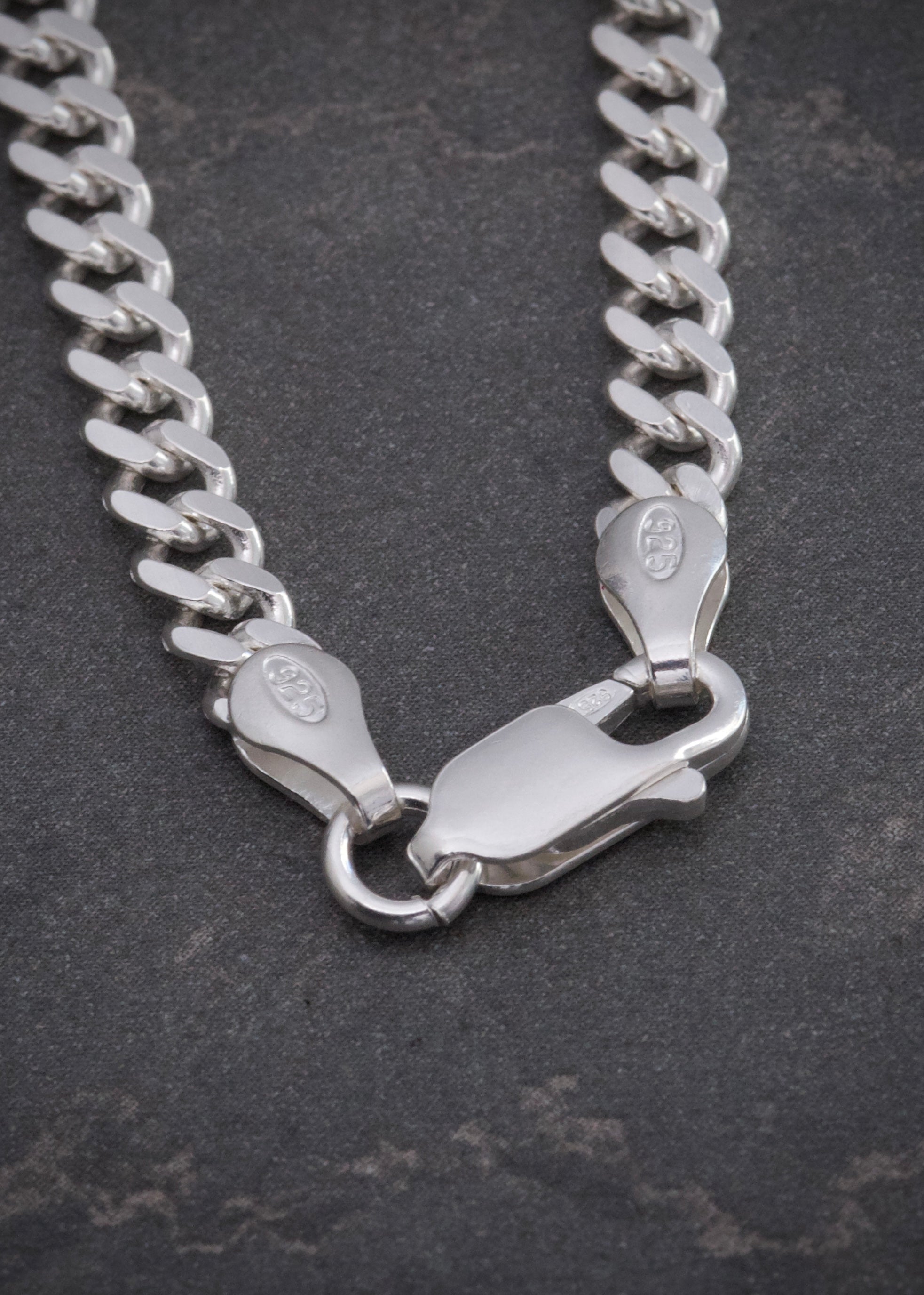 Cadena cubana 18.4gr / Largo 65cm / Plata B