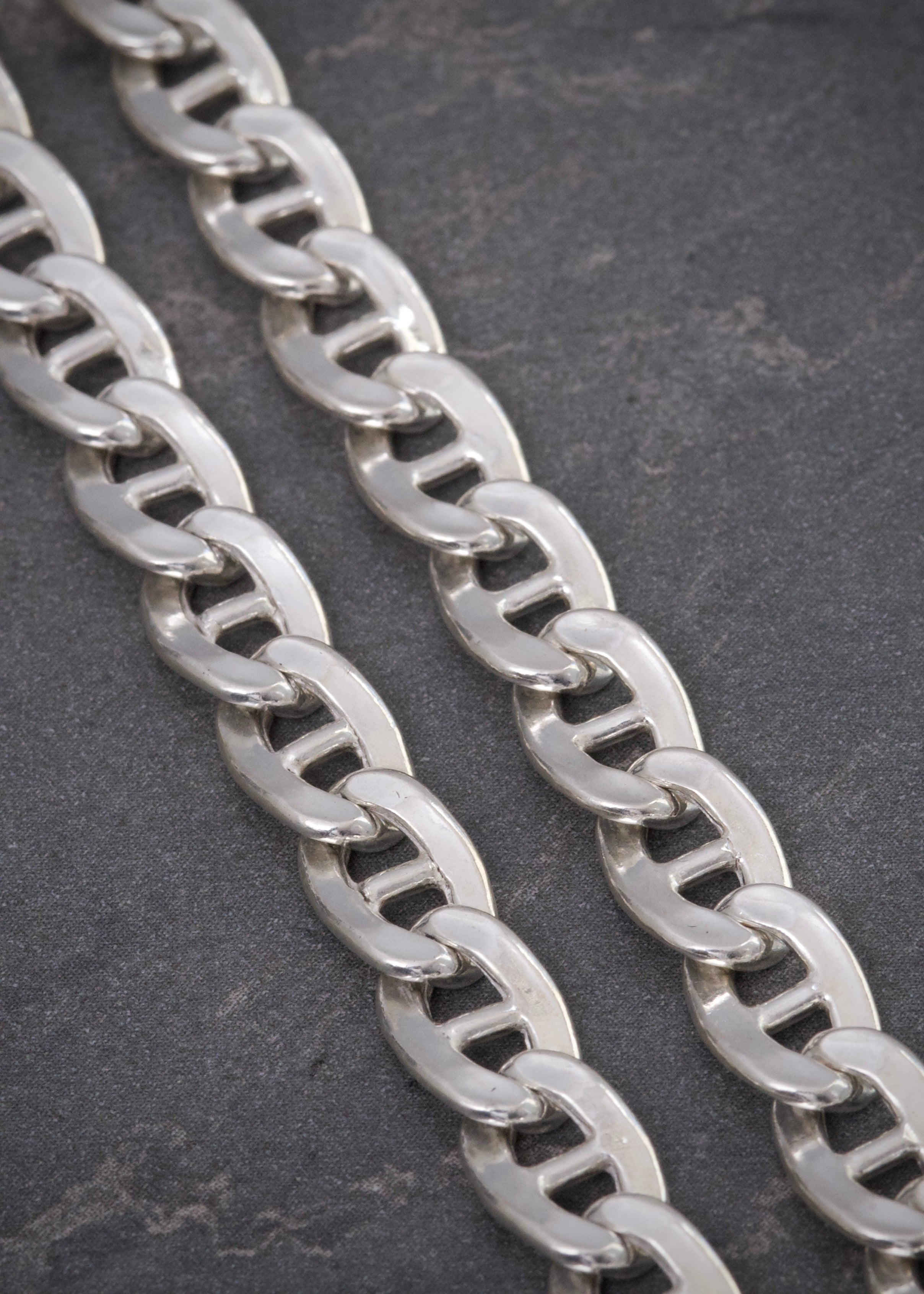 Cadena escalera 21.1gr / Largo 70cm / — — Plata