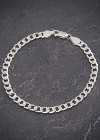 Pulso cubano 3.55gr / Largo 19.5cm / Plata B