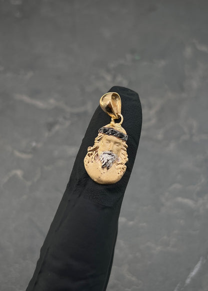 Dije Rostro de Jesus 1.65gr / 2.2cm / 10mm — Oro Amarillo