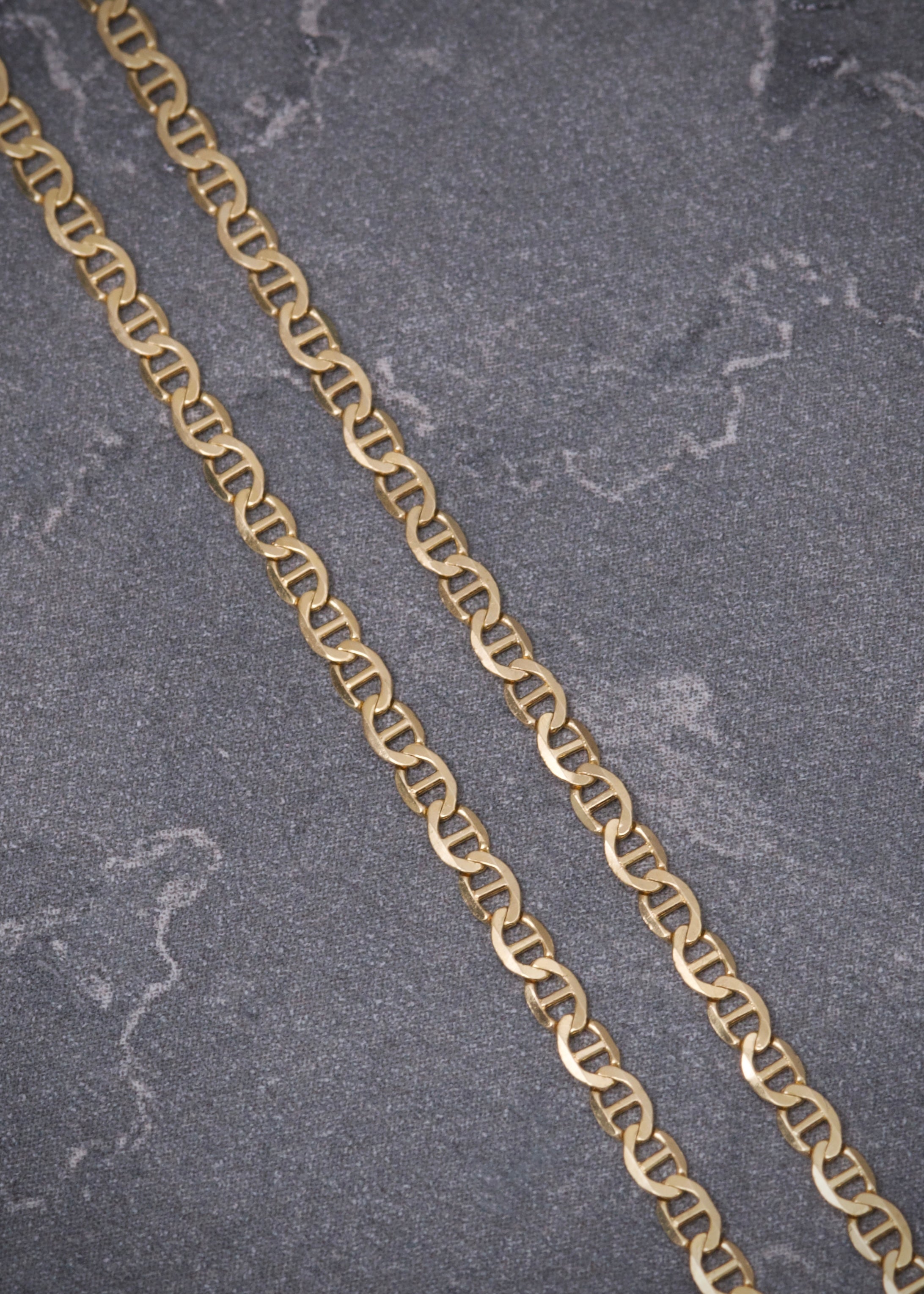 Cadena escalera 2.4gr / Largo 40cm / Oro Amarillo italy +3 M