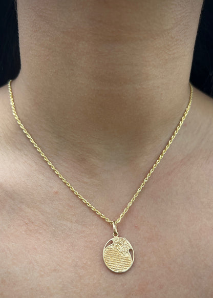 Dije Jesus 2.15gr / 2.5cm / 15mm — Oro Amarillo