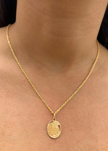 Dije Virgen Maria 1.65gr / 2.4cm / 13mm — Oro Amarillo
