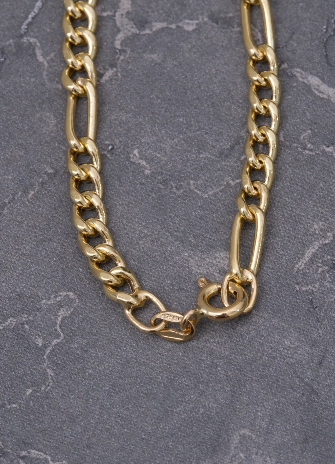 Cadena figaro 10gr / Largo 50cm / Oro Amarillo italy cte M