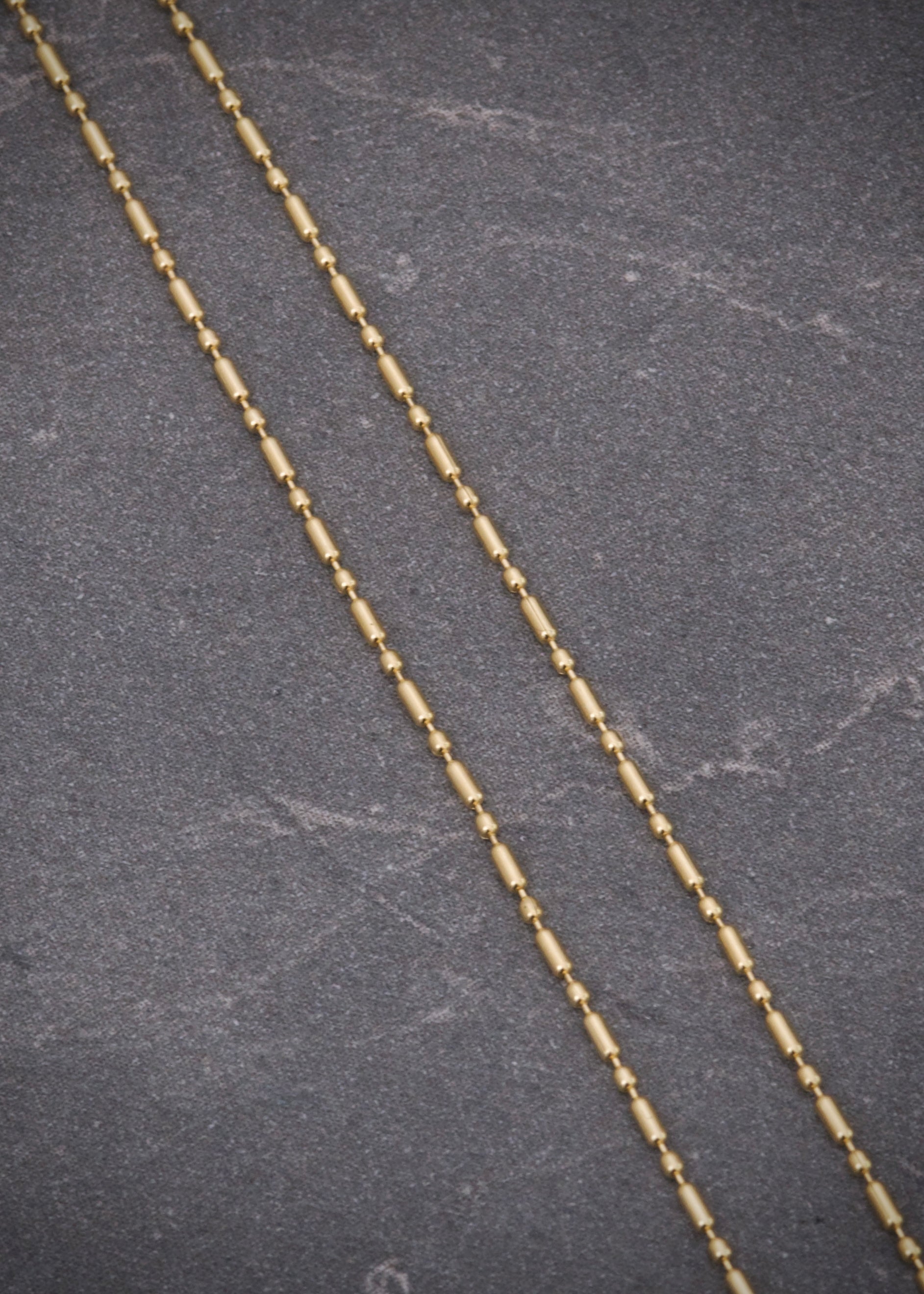 Cadena palito bolita 1.7gr / Largo 50cm / Oro Amarillo italy +3 B