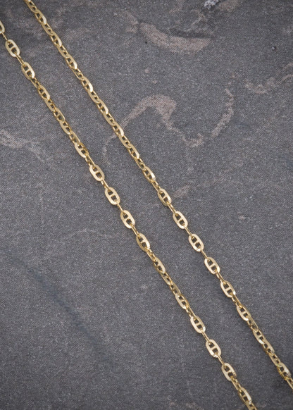 Cadena escalera 1.25gr / Largo 50cm / Oro Amarillo italy +3 P