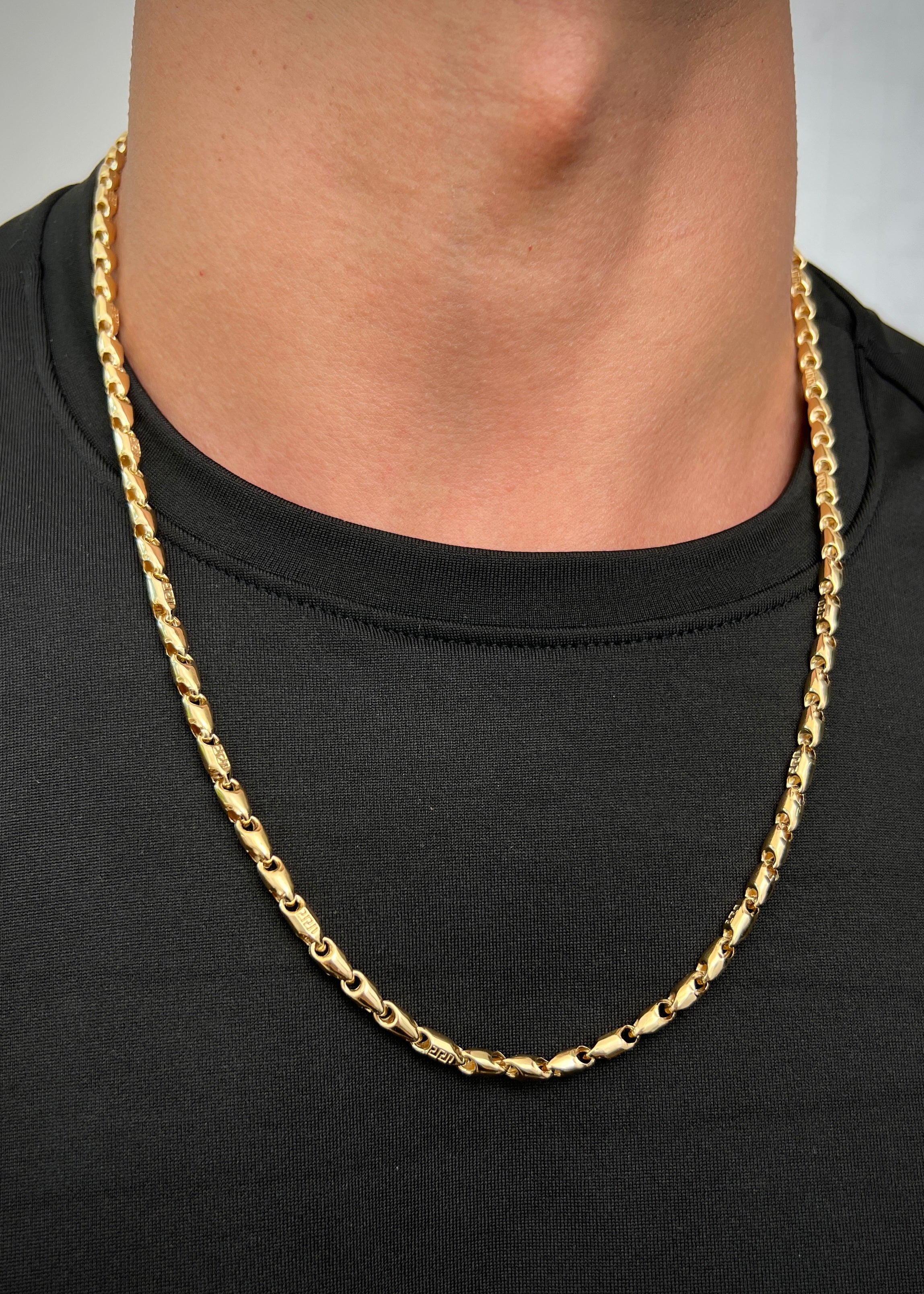 Cadena rustica 16.6gr / Largo 60cm / Oro Amarillo Nac*