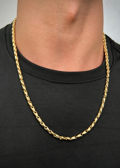 Cadena rustica 16.6gr / Largo 60cm / Oro Amarillo Nac*