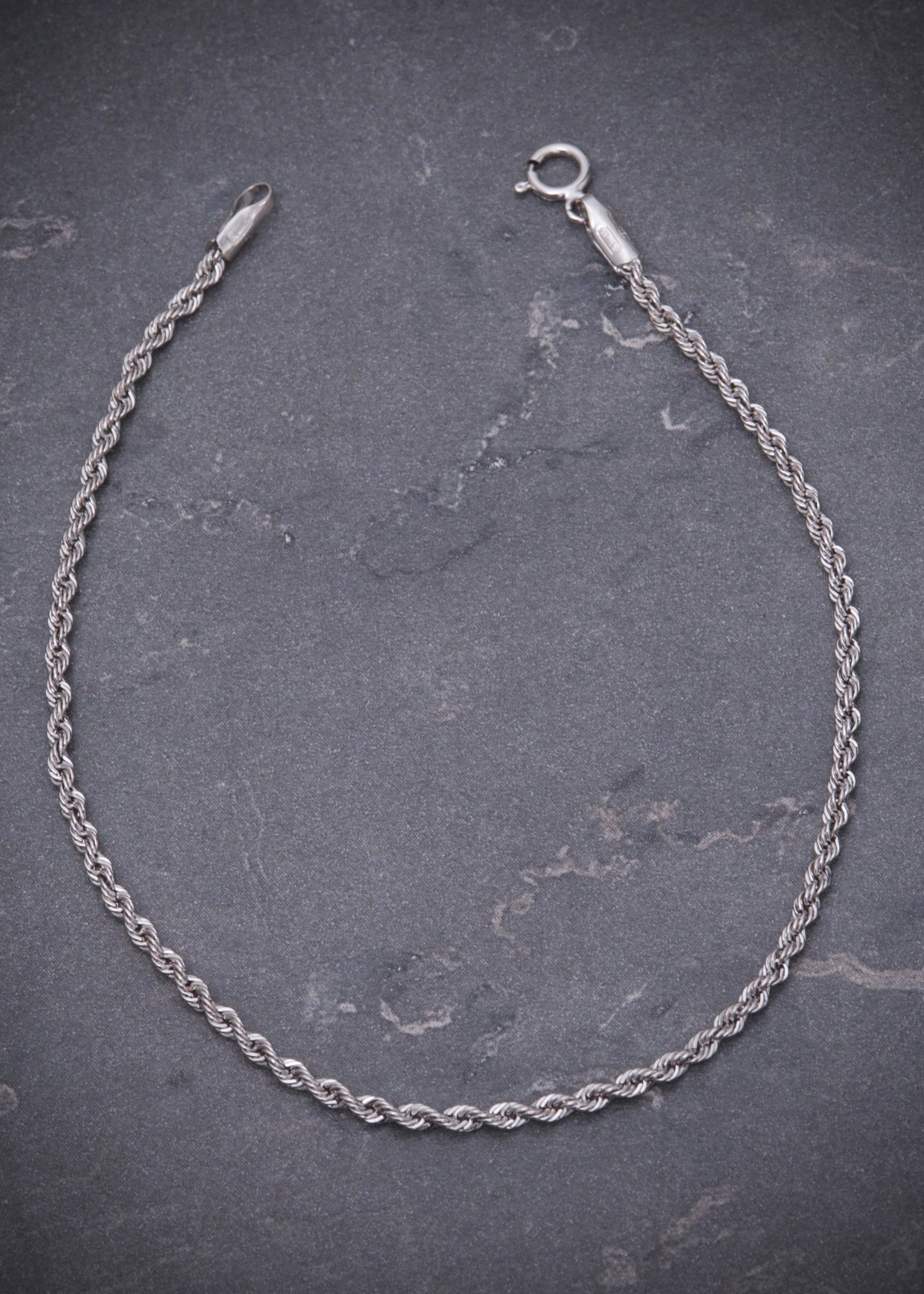 Pulso lazo 0.75gr / Largo 18cm / Oro Blanco italy +3 P