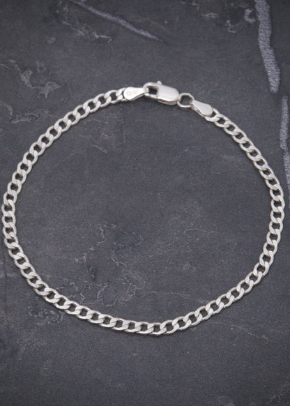 Pulso cubano 1.9gr / Largo 19cm / Plata B