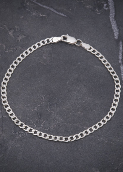 Pulso cubano 1.8gr / Largo 19cm / — — Plata