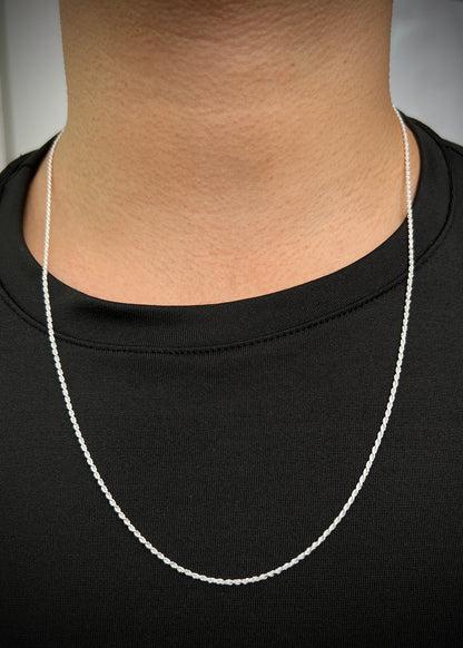 Cadena lazo 2.9gr / Largo 60cm / — — Plata