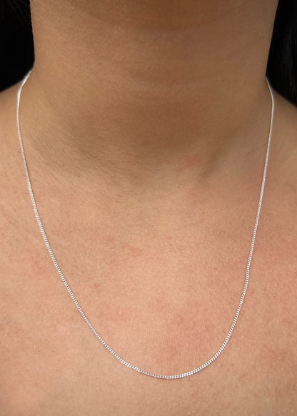 Cadena cubana 1.55gr / Largo 50cm / Plata B