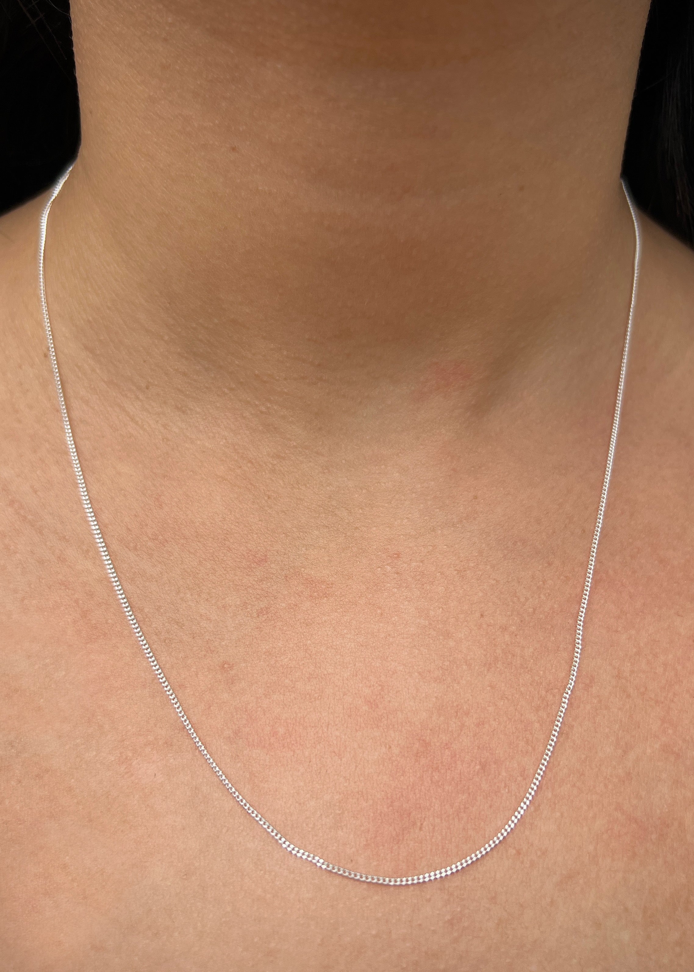 Cadena cubana 1.55gr / Largo 50cm / Plata B