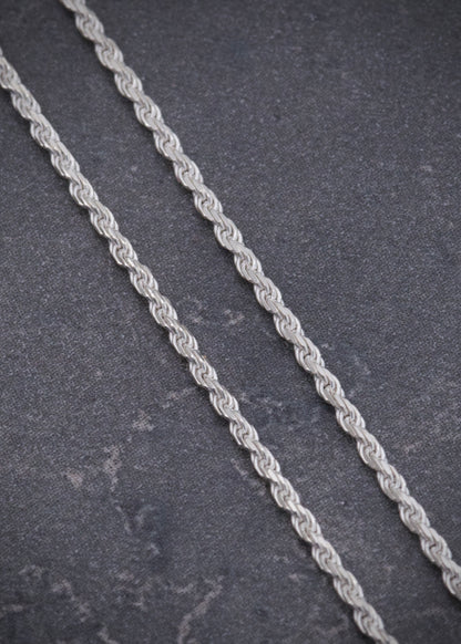 Cadena lazo 4.2gr / Largo 60cm / — — Plata
