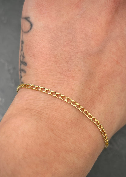 Pulso pancer 2.8gr / Largo 20cm / Oro Amarillo italy cte M